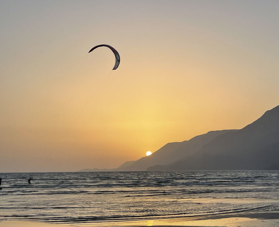Kitesurfing in Akyaka