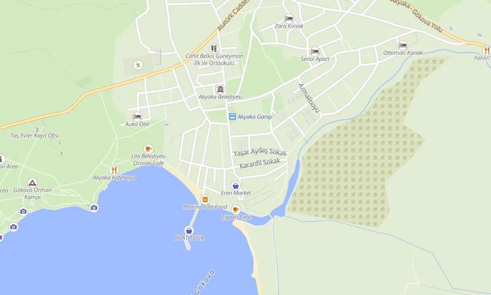 Map of Akyaka — open in Google Maps